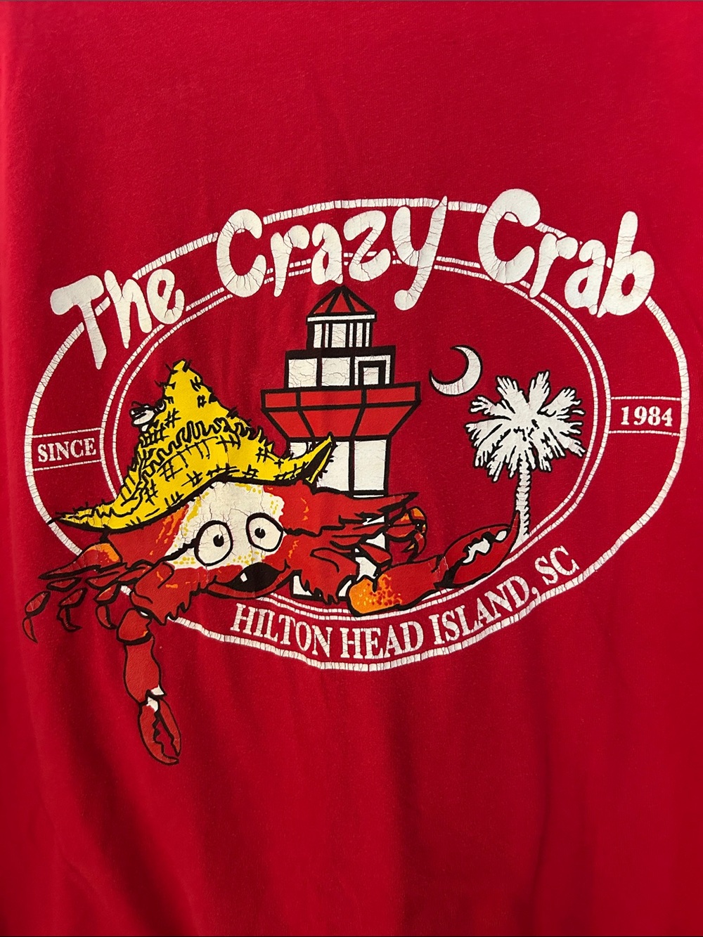 Red Short-Sleeve Crewneck T-Shirt - Men
